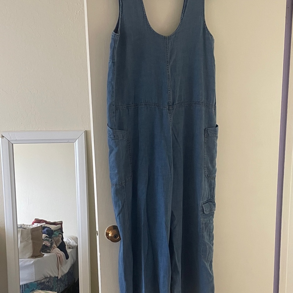 Anthropologie Pilcro Women’s Blue Denim Jumpsuit - Picture 7 of 9